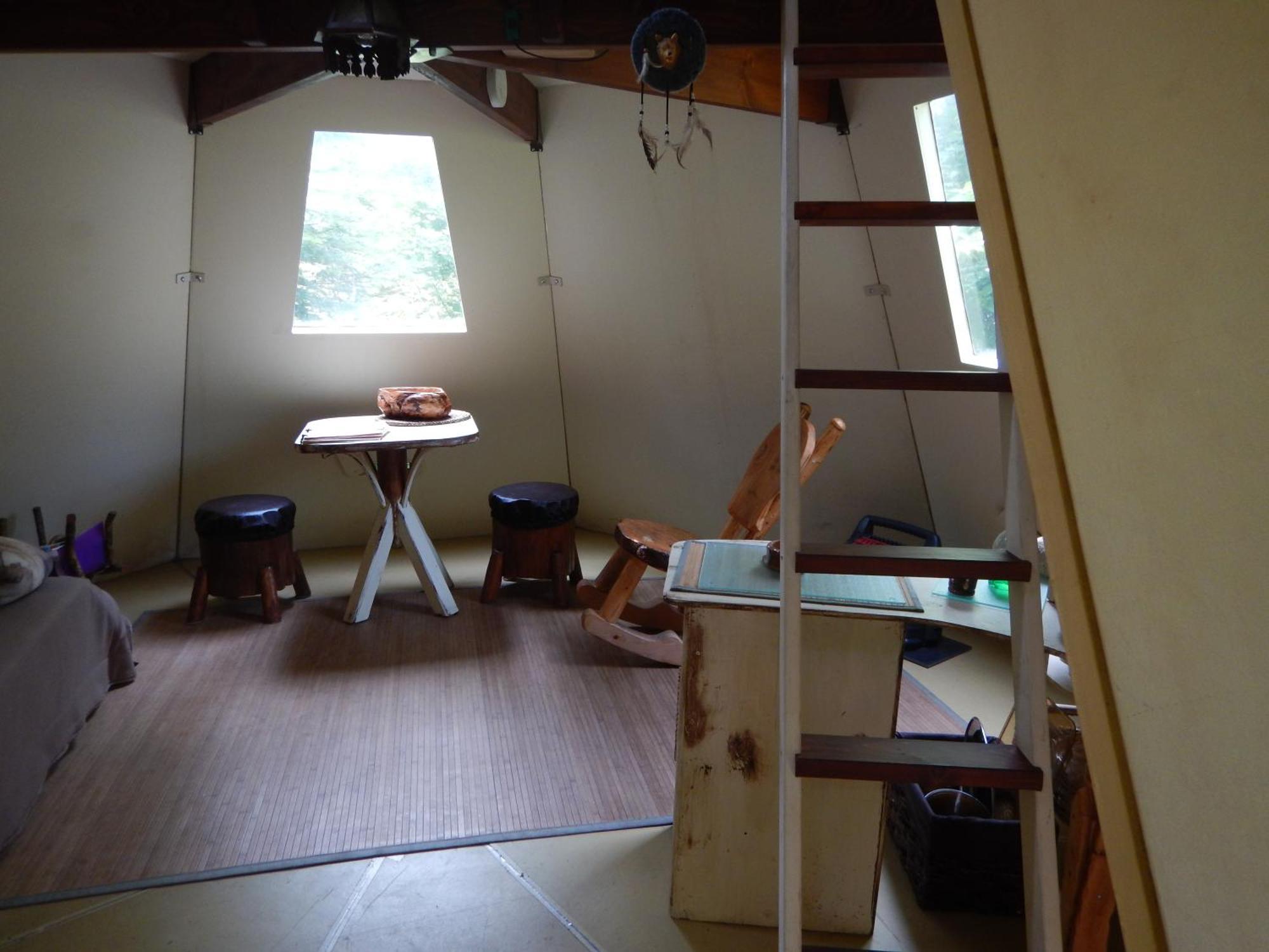 Aux Tipis De La Riviere Sauvage Villa Saint Romain Exterior photo